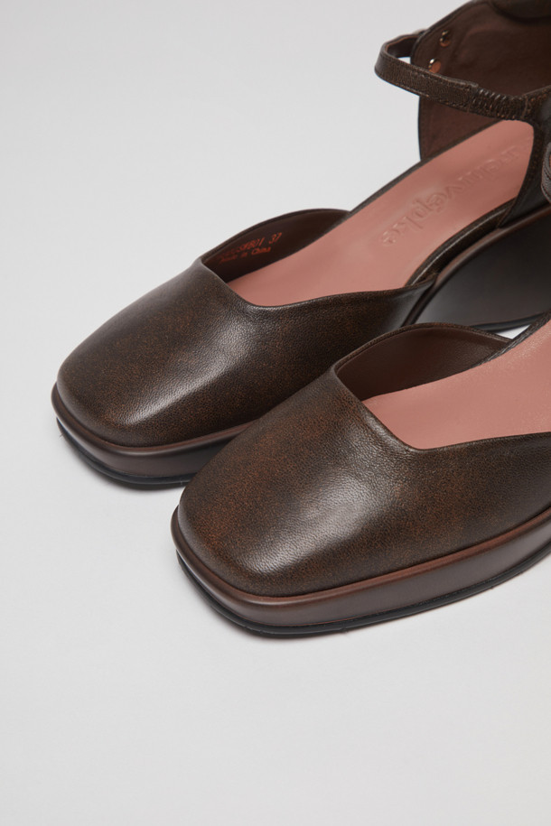 Archivépke - 펌프스 - Gem pumps(Stone washed brown)