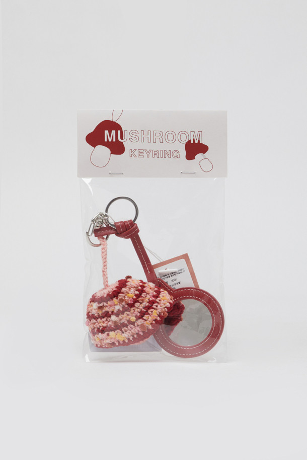 Archivepke - 키링/참 - Mushroom Keyring(Pink)