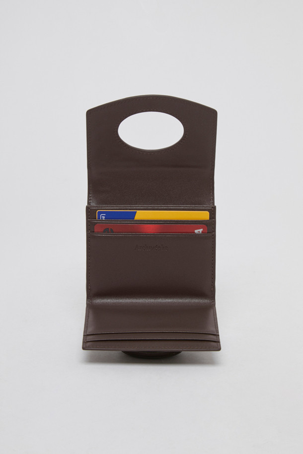 Archivepke - 반지갑 - Oval wallet(Choco spread)