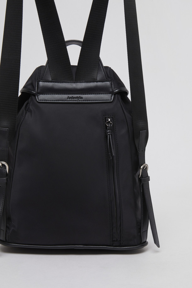 Archivepke - 백팩 - Clip rucksack(Nylon black)