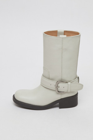 Buckle boots(Cream)