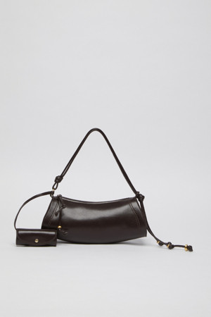 Knotted case bag(Espresso)_BROWN-a