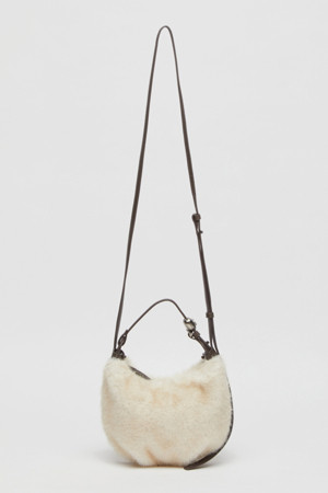 [EXCLUSIVE] Mini luv moon bag(Fur ivory)