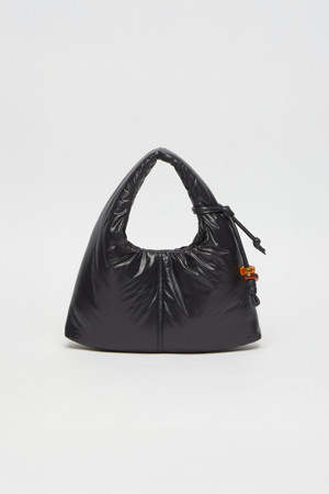 [EXCLUSIVE] Mini fluffy bag(Deep sleep)_BLACK-a