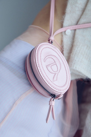 Macaroon bag(Wavy pink)