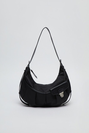 [EXCLUSIVE] Lock pocket bag(Nylon black)_BLACK-a