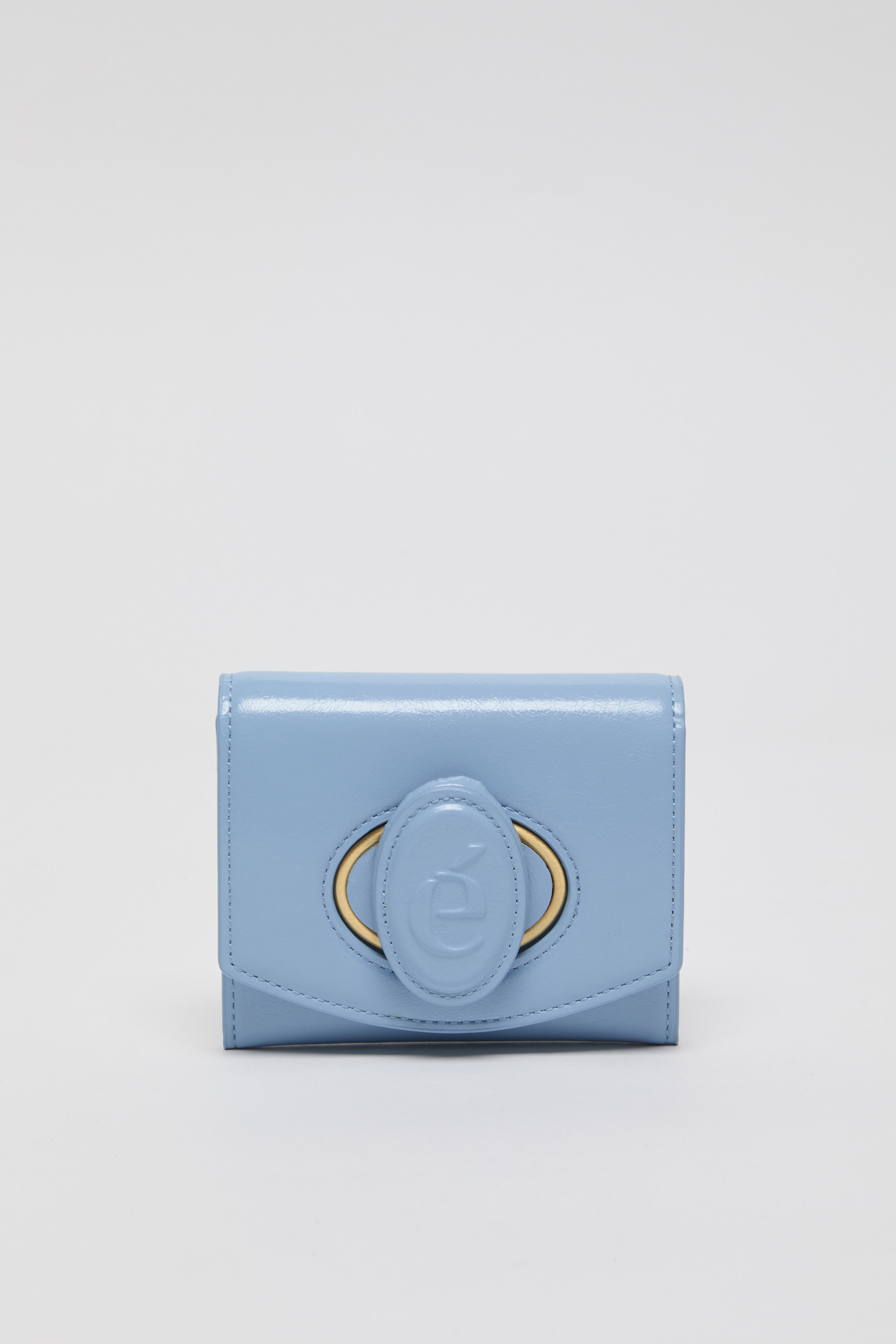 Oval wallet(Wavy blue)_Archivépke