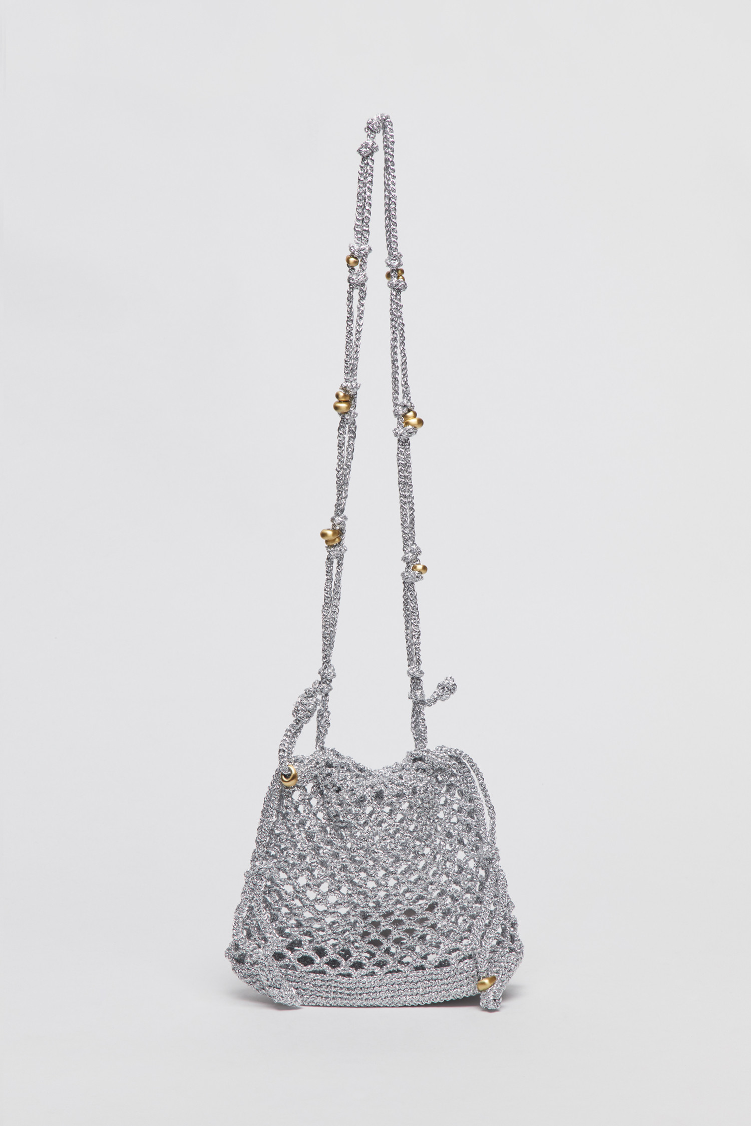 ★Archivepke★Gem net bag★Silver spoon★韓国★大人気★ Archivépke] Gem net pouch bag(Silver spoon)