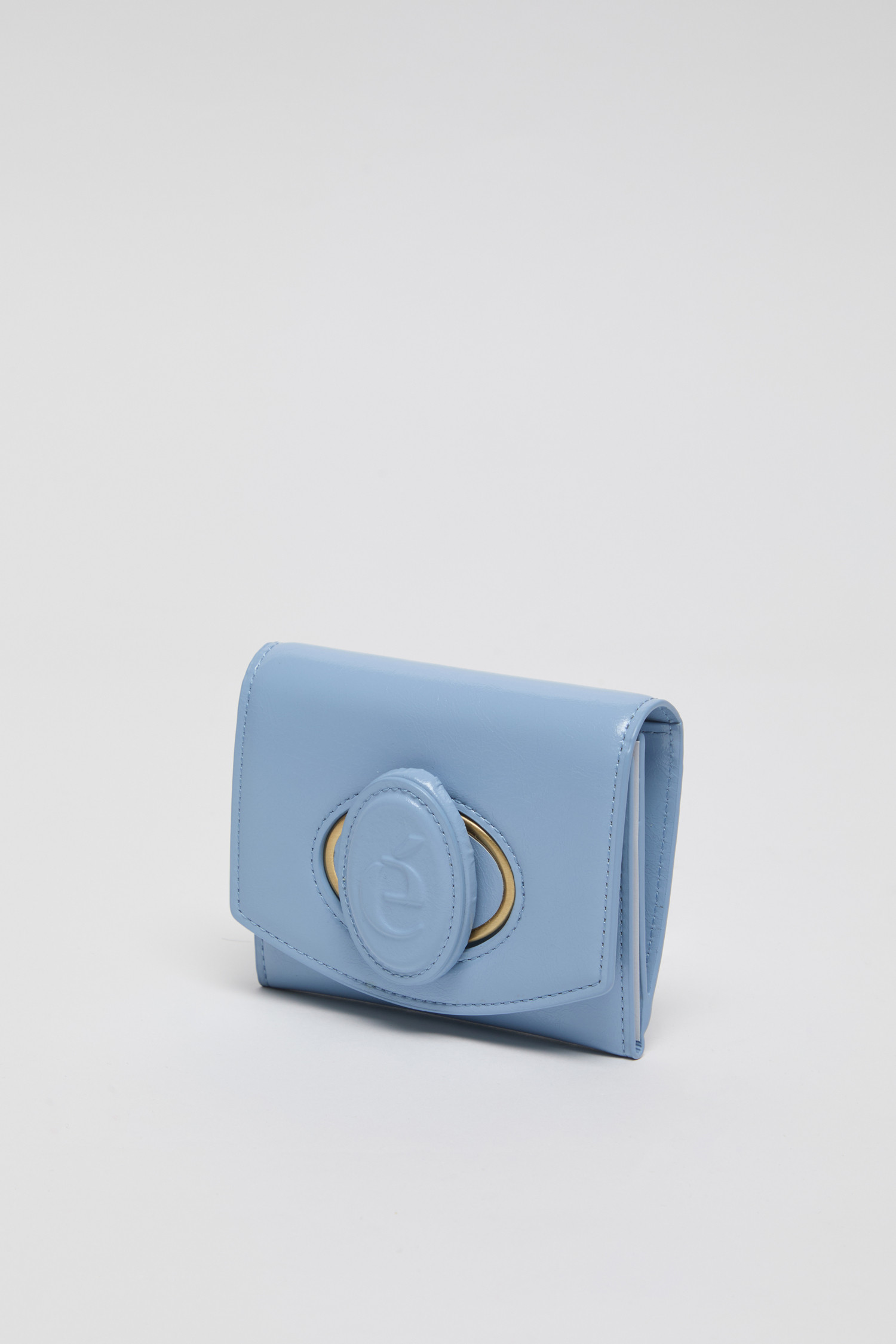 25SSニューカラー韓国人気【Archivepke】Oval walletブルー 韓国人気財布【Archivepke】 Oval Wallet 2色◇送料込