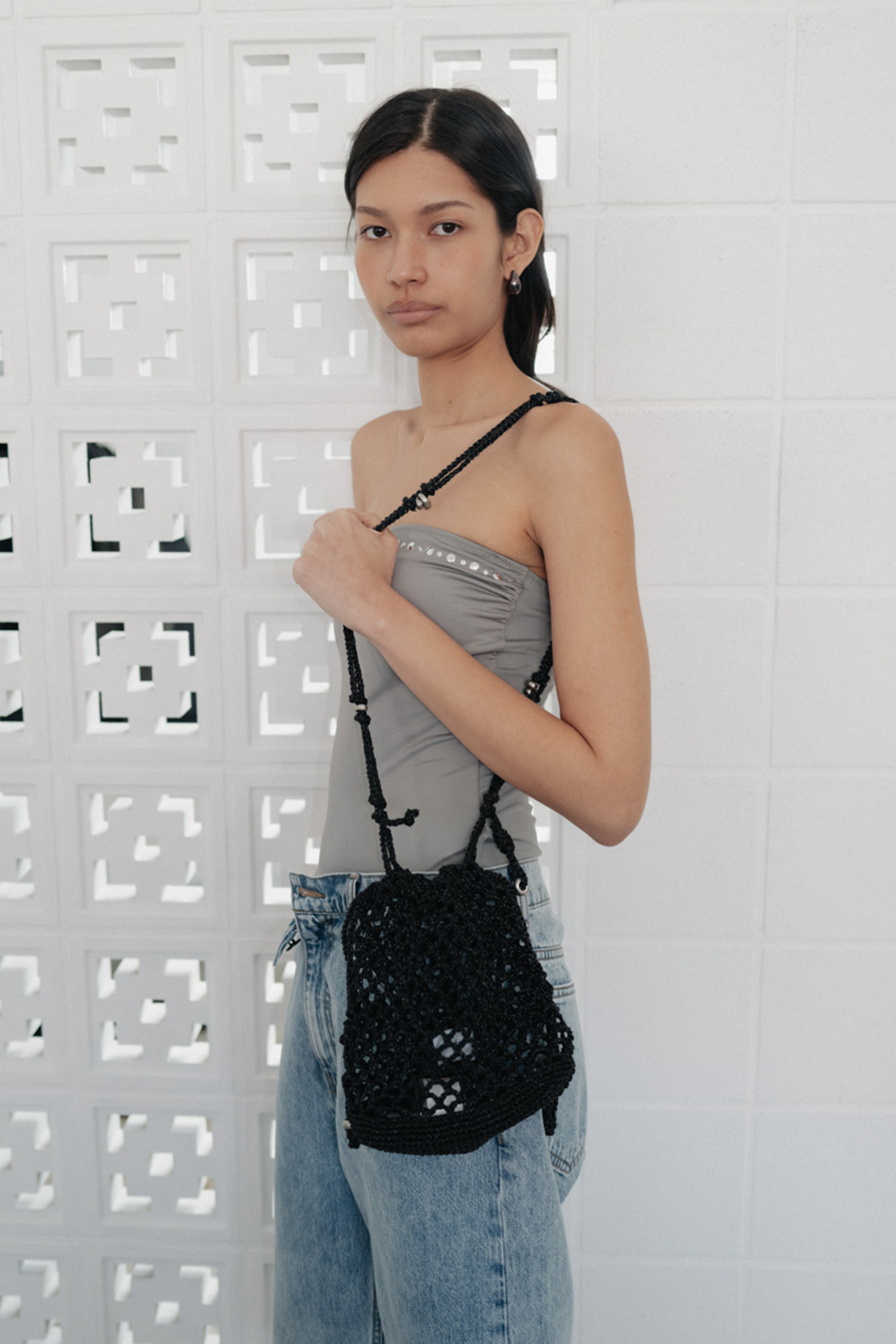 ★Archivepke★Gem net bag★Deep sleep★韓国★大人気★ Gem net bag(Deep sleep)_Archivépke