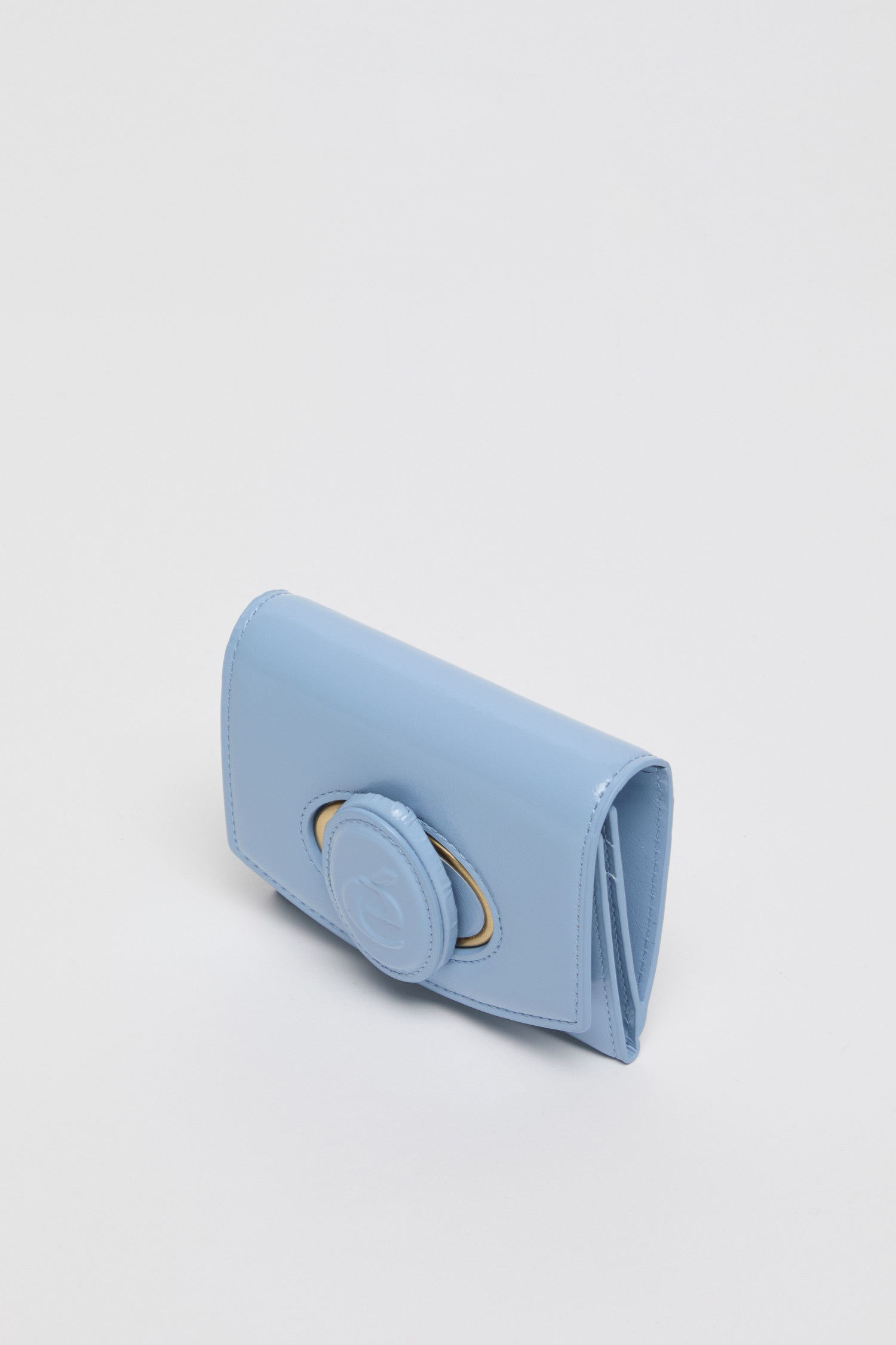 Oval wallet(Wavy blue)_Archivépke