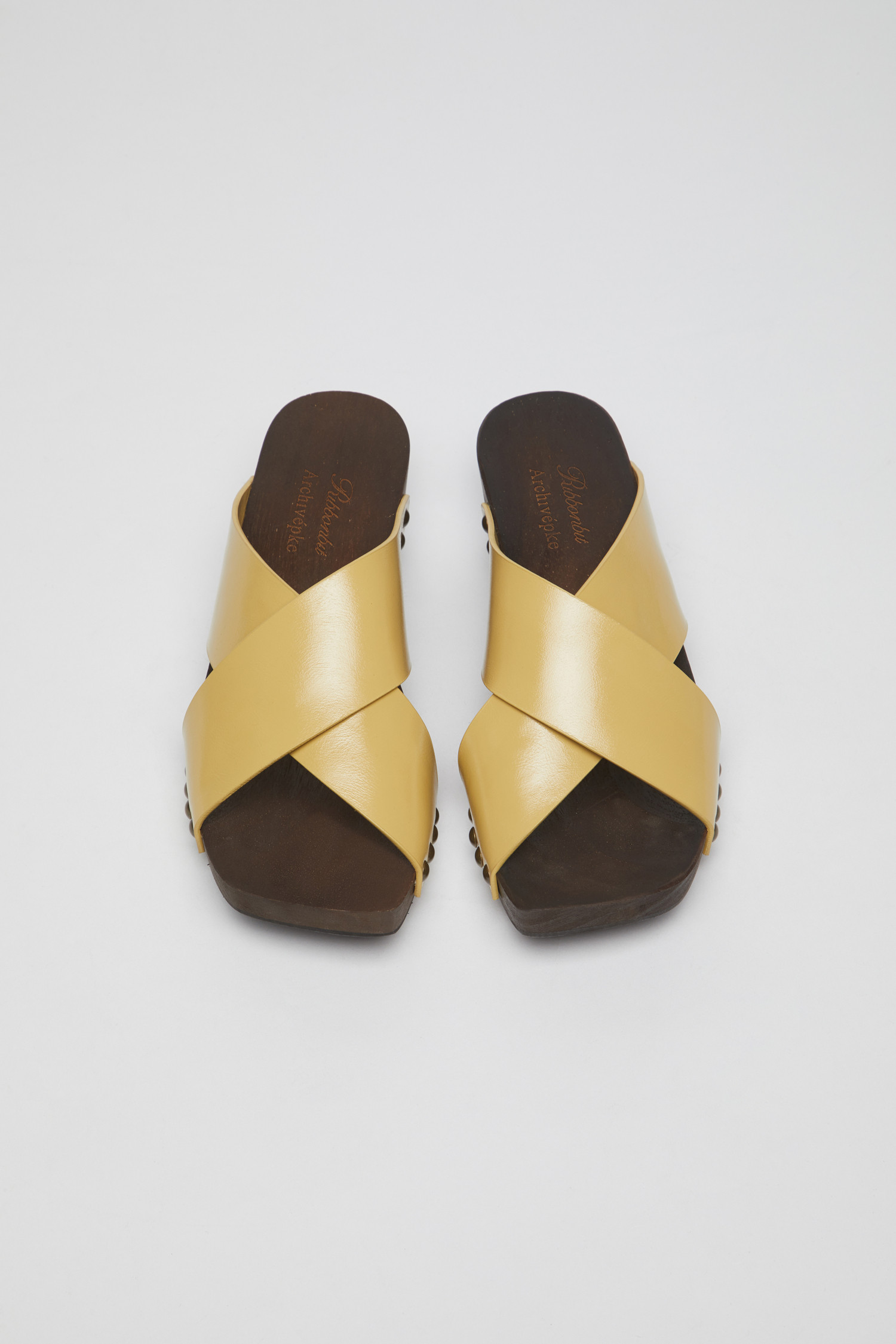 Archivepke x Ribbonbit] Strap clog(Butter)_Archivépke