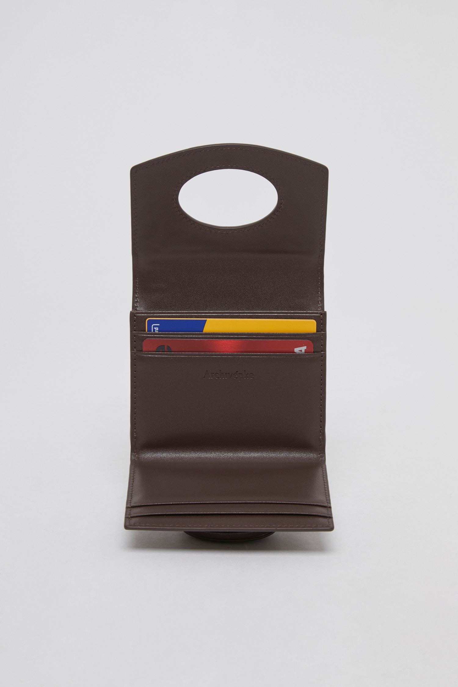 EXCLUSIVE] Oval wallet(Choco spread)_Archivépke