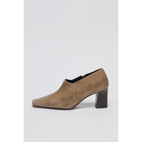 Square pumps(Python beige)