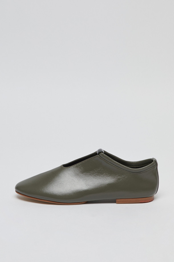 Formica string flats(Glossy ivy grey)_GREY-a