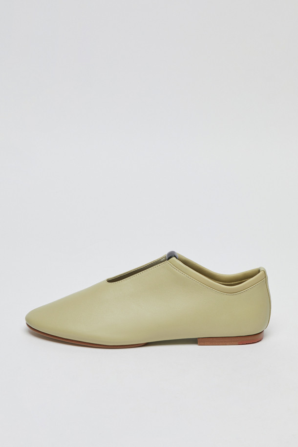 Formica string flats(Olive beige)_BEIGE-a