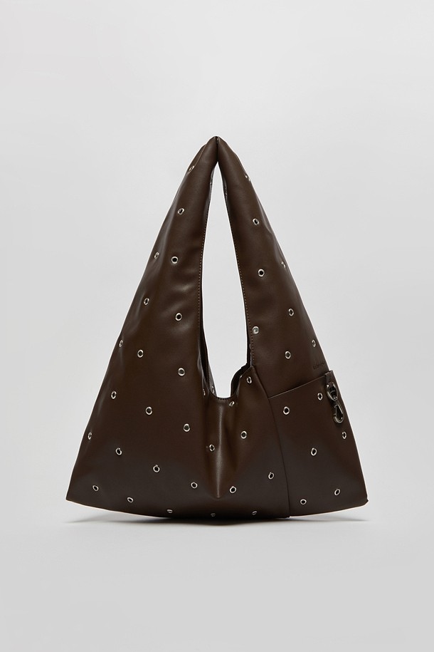 [EXCLUSIVE] Eyelet shoulder bag(Dark Walnut)_BROWN-a
