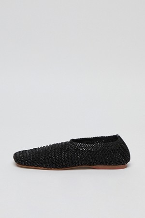 Breeze weave flat(Deep sleep)_BLACK-a