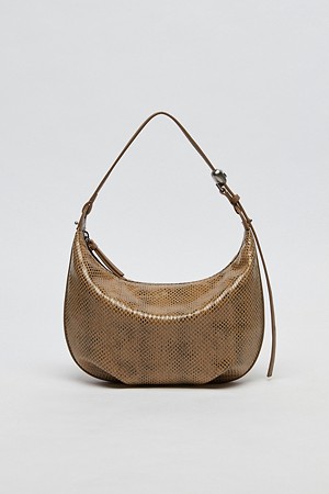 [EXCLUSIVE] Luv moon bag(Python beige)_BEIGE-a