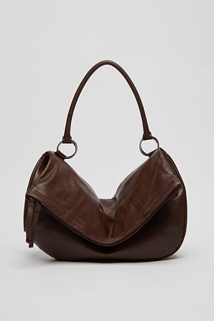 Small fling flap bag(Deep brown)_BROWN-a
