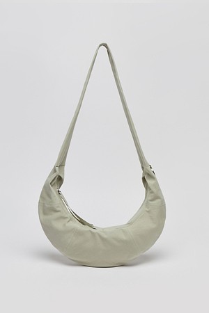 [EXCLUSIVE] Small fling hobo fabric bag(Khaki beige)_BEIGE-a