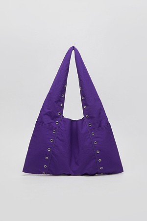 Eyelet shoulder bag(Purple)