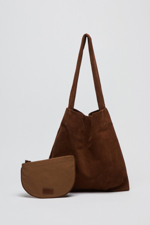 [EXCLUSIVE] Small took bag(Suede brown)_BROWN-a