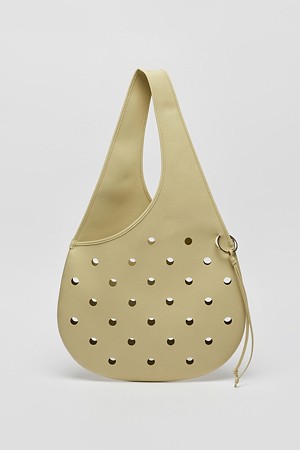 [EXCLUSIVE] Eyelet punched bag(Olive beige)_BEIGE-a