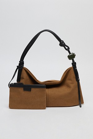 [EXCLUSIVE] Small formica utility bag(Peanut butter)_CAMEL-a