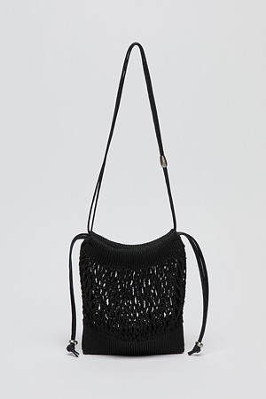 [EXCLUSIVE] Small breeze net bag(Deep sleep)_BLACK-a