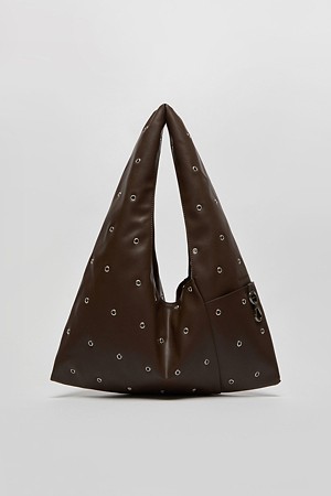 [EXCLUSIVE] Eyelet shoulder bag(Dark Walnut)_BROWN-a