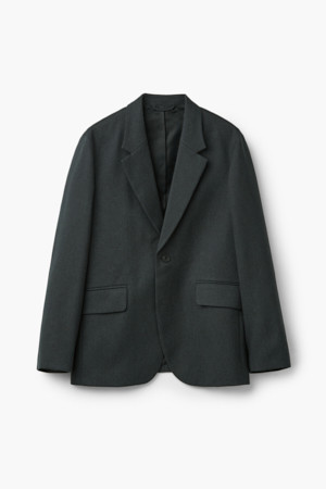 싱글 릴렉스 셋업 자켓