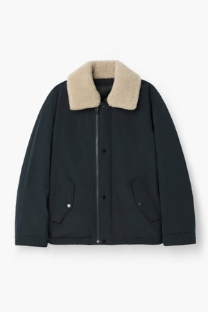 메리노FUR 숏 다운 점퍼