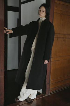 [epigram여성] 울캐시 발마칸 롱코트