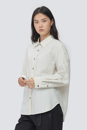 [epigram여성] 옥스포드 스트라이프 셔츠