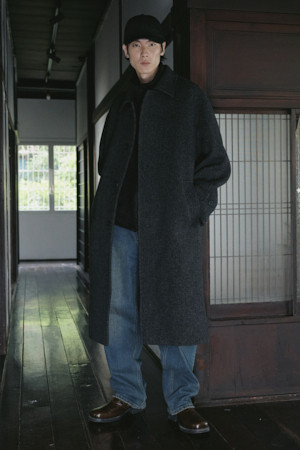 패턴 발마칸 코트