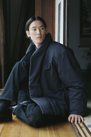 숄 카라 숏 다운