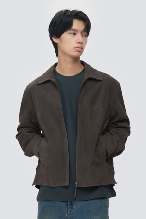 고트 스웨이드 점퍼