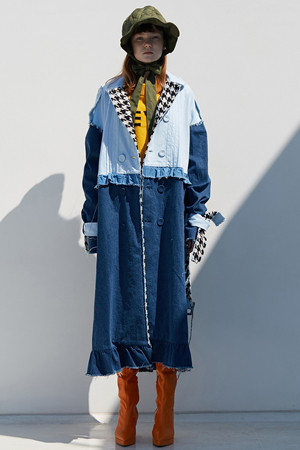 [FW]  FRILL TRENCH_DENIM
