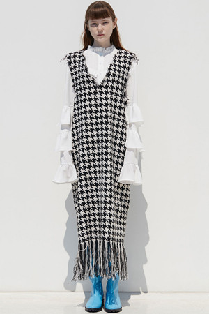 [WINTER] TWEED DRESS_BLACK