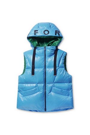 Puffer Down Hoodie Vest(WOMEN)