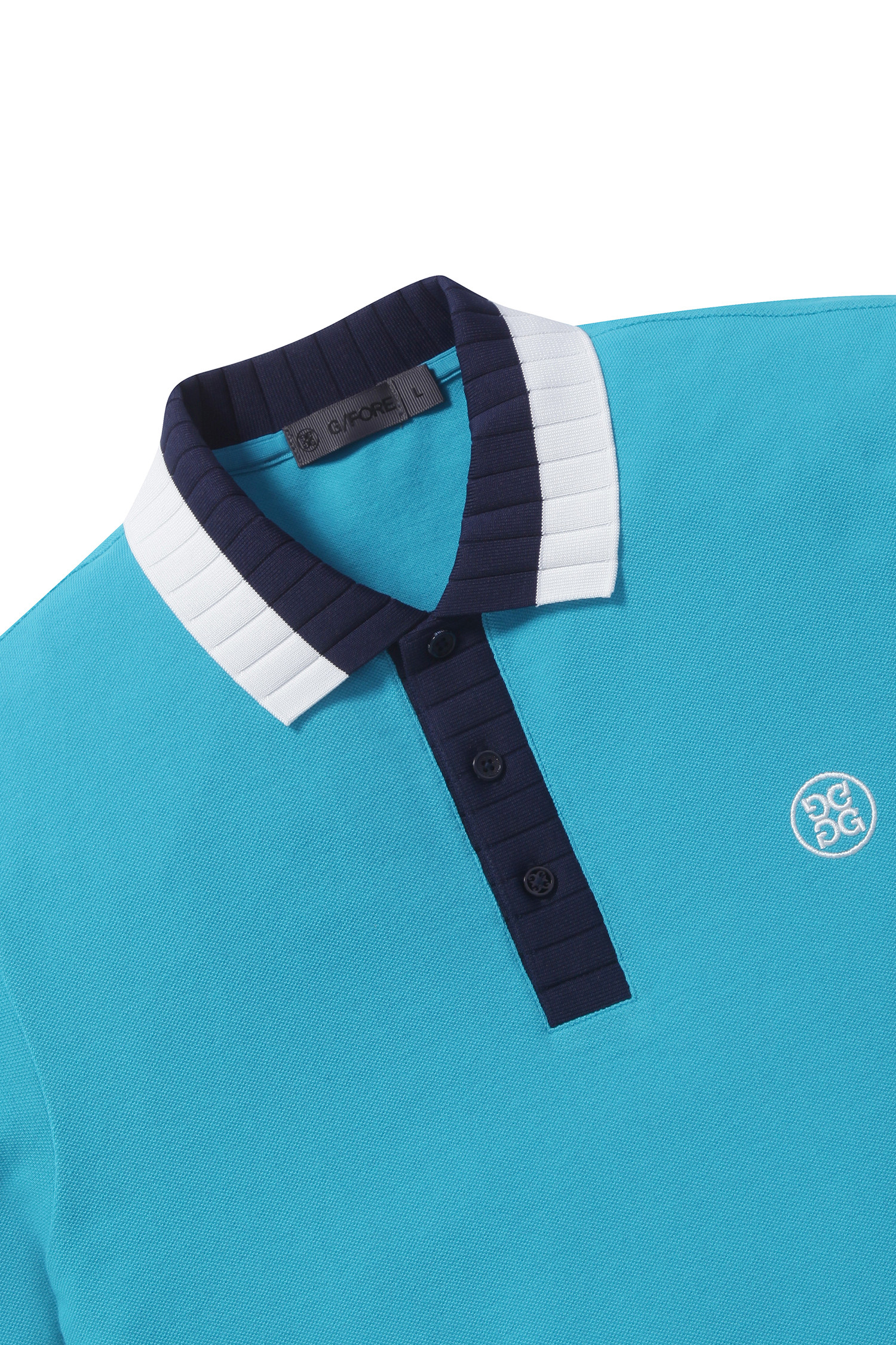 Two Tone Collar Pique Polo T-shirts(MEN)_G/FORE