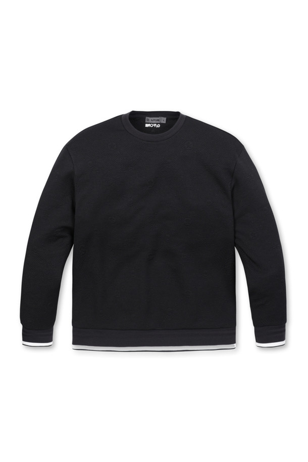 G/FORE - 긴팔 상의 - JACQUARD ROUND CREWNECK T-SHIRTS(MEN)