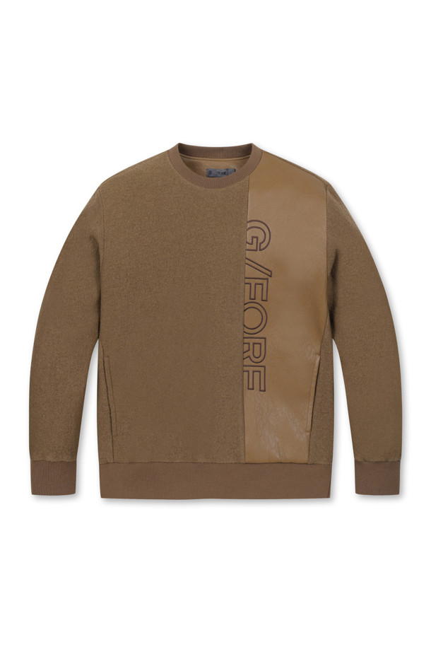 G/FORE - 긴팔 상의 - BACK PRINT WINDPROOF CREWNECK T-SHIRTS(MEN)