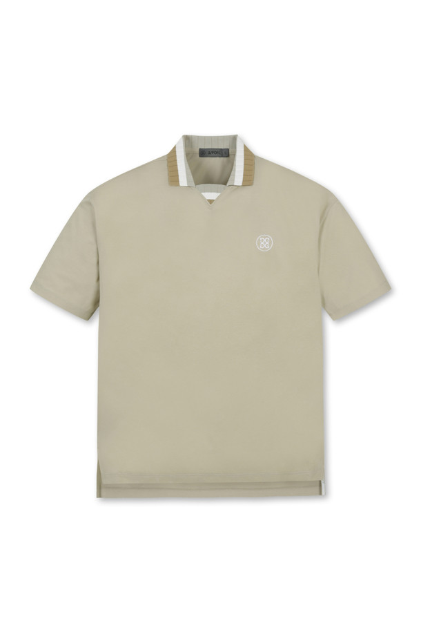 G/FORE - 반팔 상의 - TWO TONE COLLAR ROUND POLO T-SHIRT(MEN)