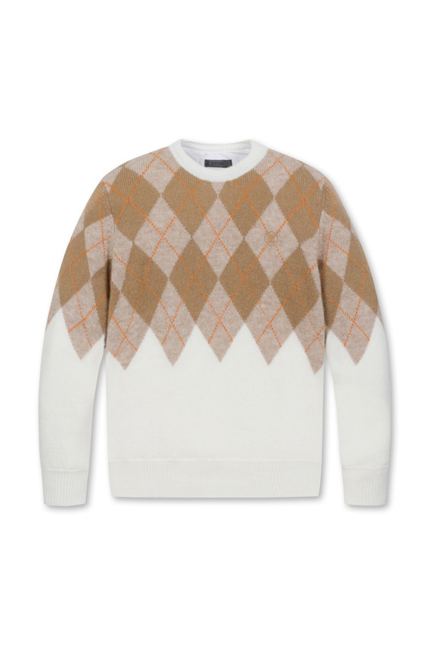 G/FORE -  - ARGYLE PATTERNED WINDPROOF SWEATER(MEN)