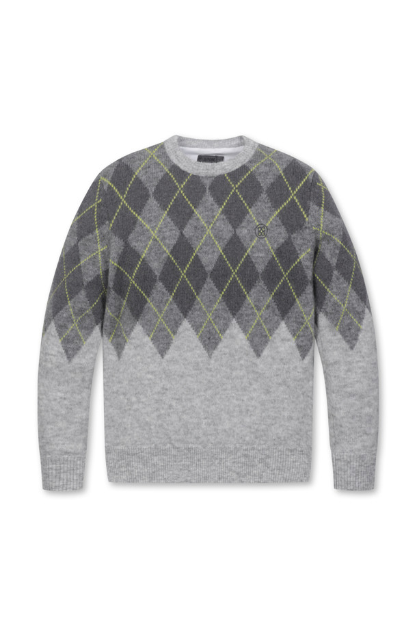 G/FORE -  - ARGYLE PATTERNED WINDPROOF SWEATER(MEN)