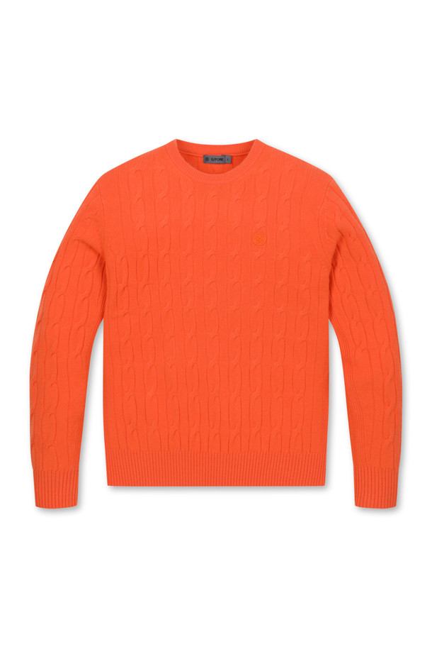 G/FORE -  - CABLE CASHMERE ROUND SWEATER(MEN)