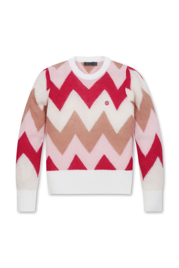 G/FORE - 니트 - MOHAIR ZIGZAG KNITTED SWEATER(WOMEN)