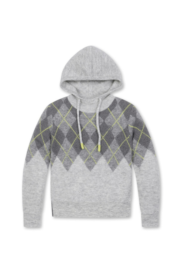 G/FORE -  - ARGYLE PATTERNED HOODIE(WOMEN)